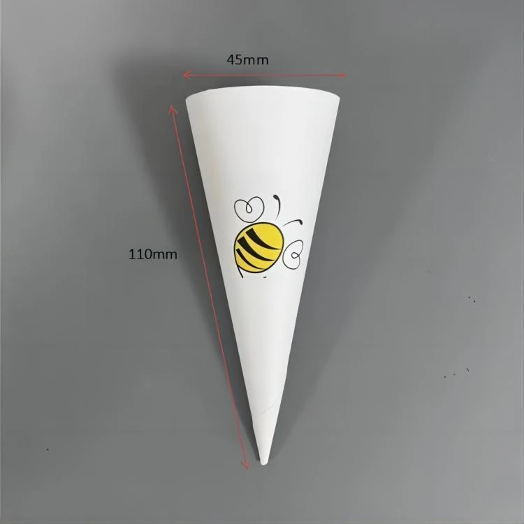 ice cream paper cone sleeve